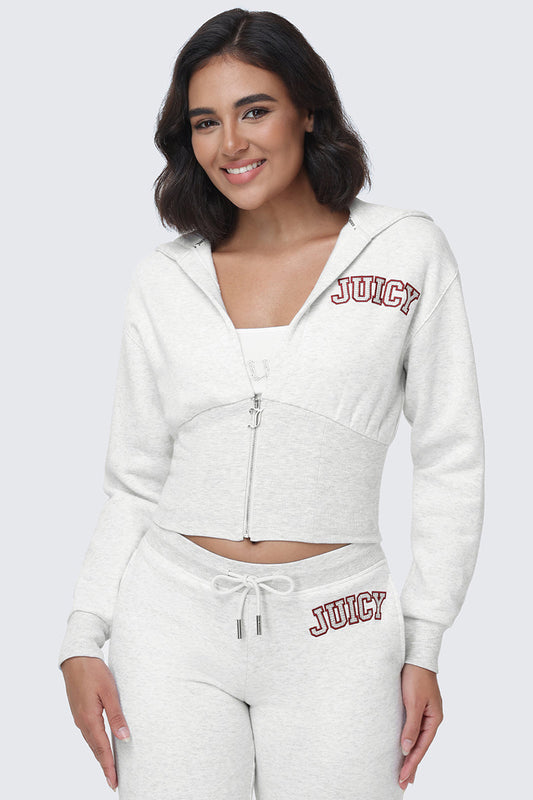 Small Bling Fleece Quarter Zip Hoodie