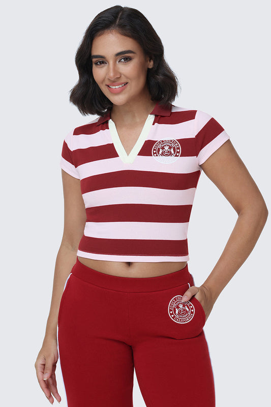 Stripe Scottie Baby Polo