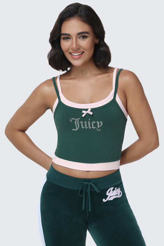 Small Bling Double Layer Cami