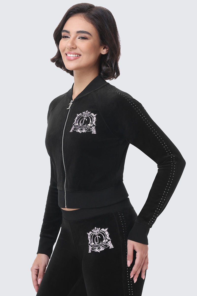 Scottie Crown Cotton Velour Jacket