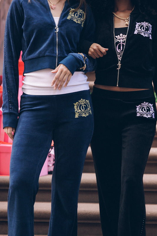 Scottie Crown Cotton Velour Track Pants