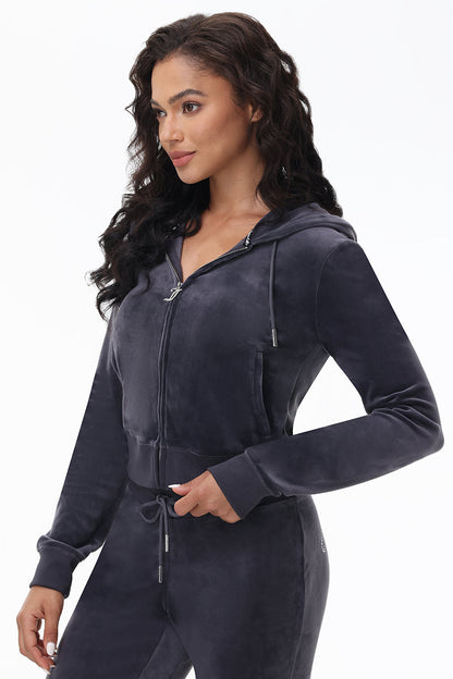 OG Big Bling Velour Hoodie