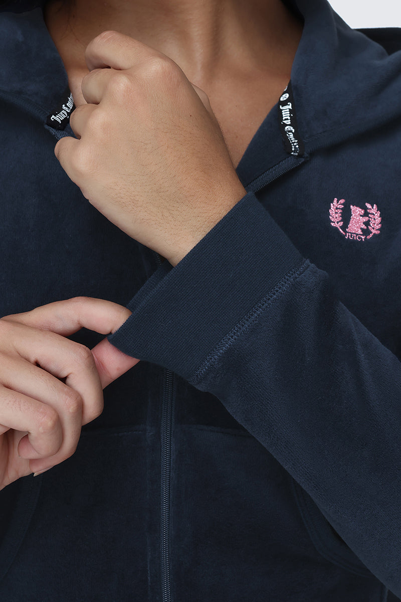 Scottie Cotton Velour Hoodie