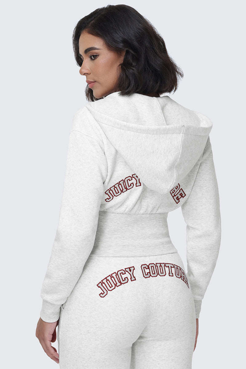 Small Bling Fleece Quarter Zip Hoodie