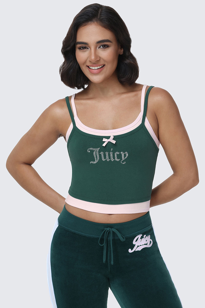 Small Bling Double Layer Cami