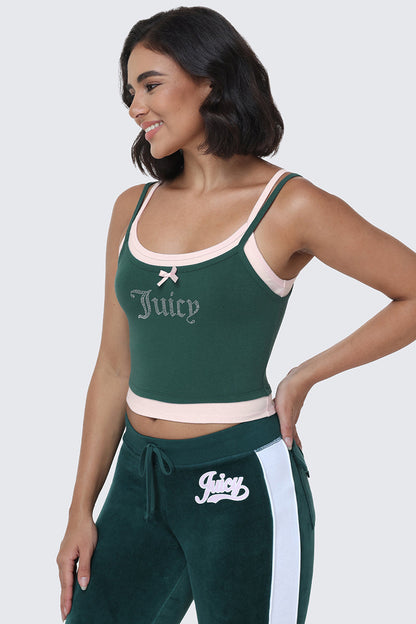 Small Bling Double Layer Cami