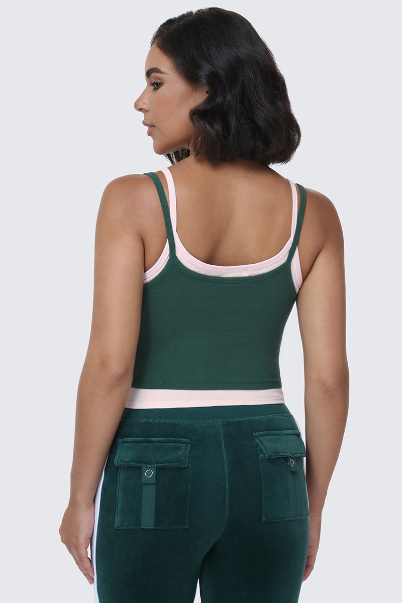 Small Bling Double Layer Cami