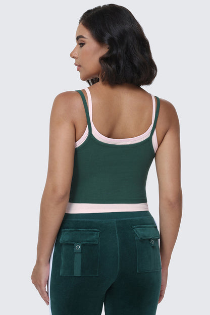 Small Bling Double Layer Cami