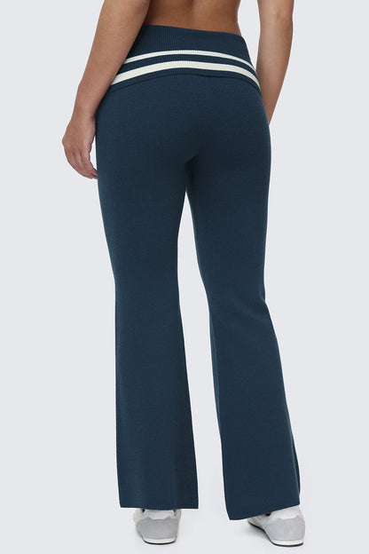 Big Bling Knit Flare Pants