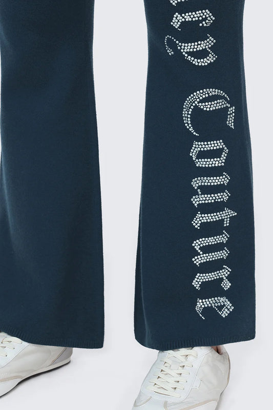 Big Bling Knit Flare Pants