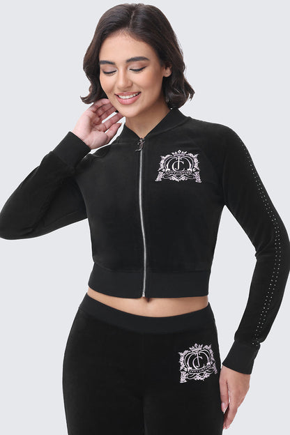 Scottie Crown Cotton Velour Jacket