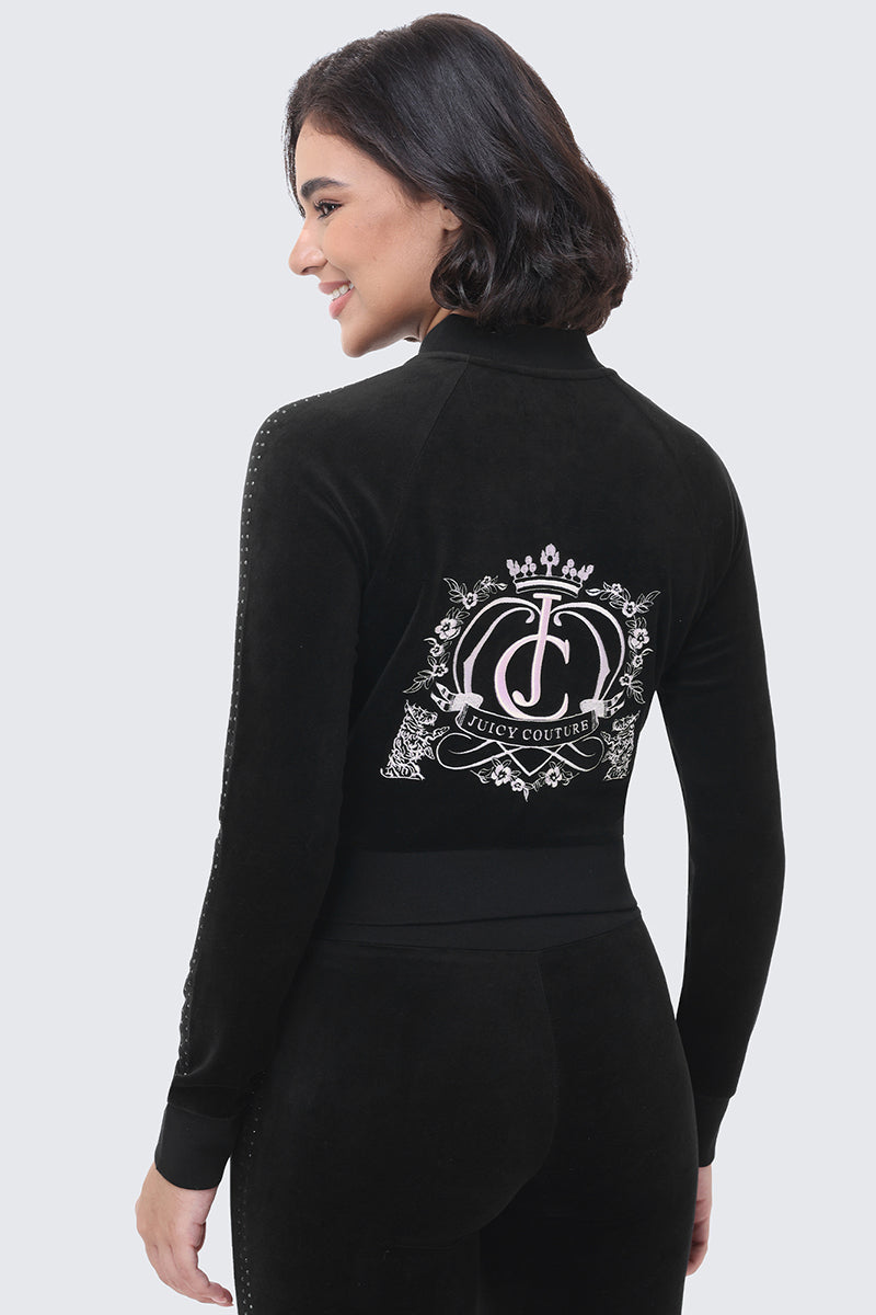 Scottie Crown Cotton Velour Jacket