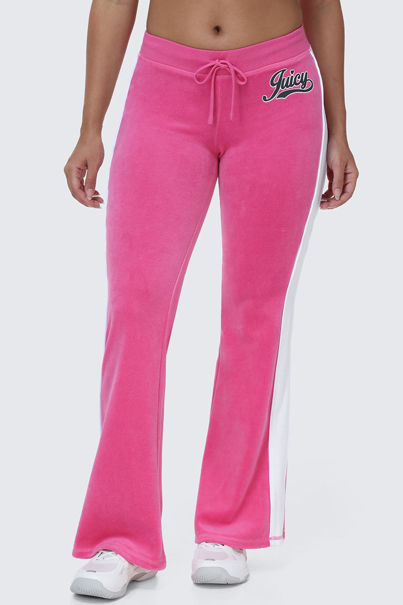 Cotton Velour Track Pants