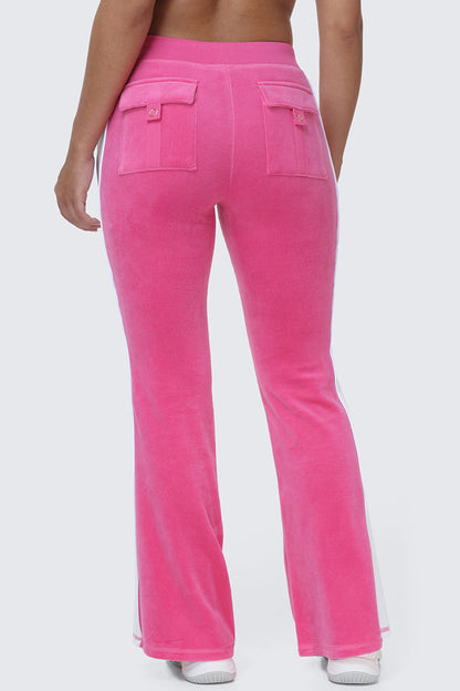 Cotton Velour Track Pants