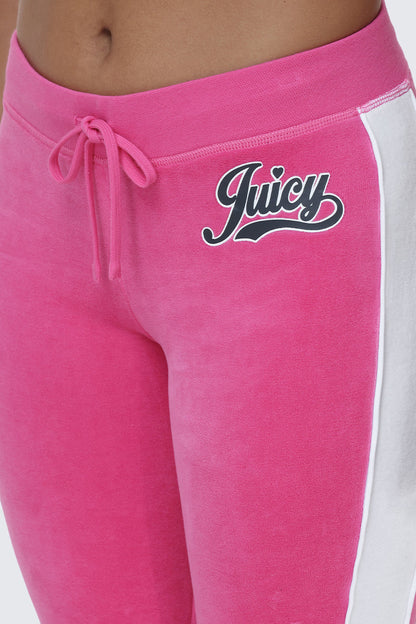 Cotton Velour Track Pants