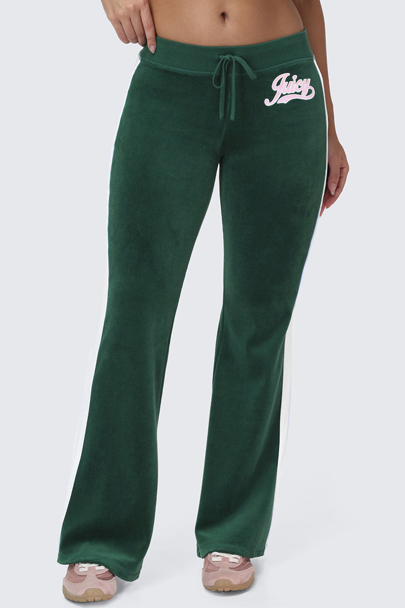 Cotton Velour Track Pants