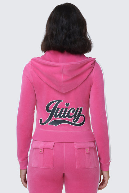 Cotton Velour Hoodie