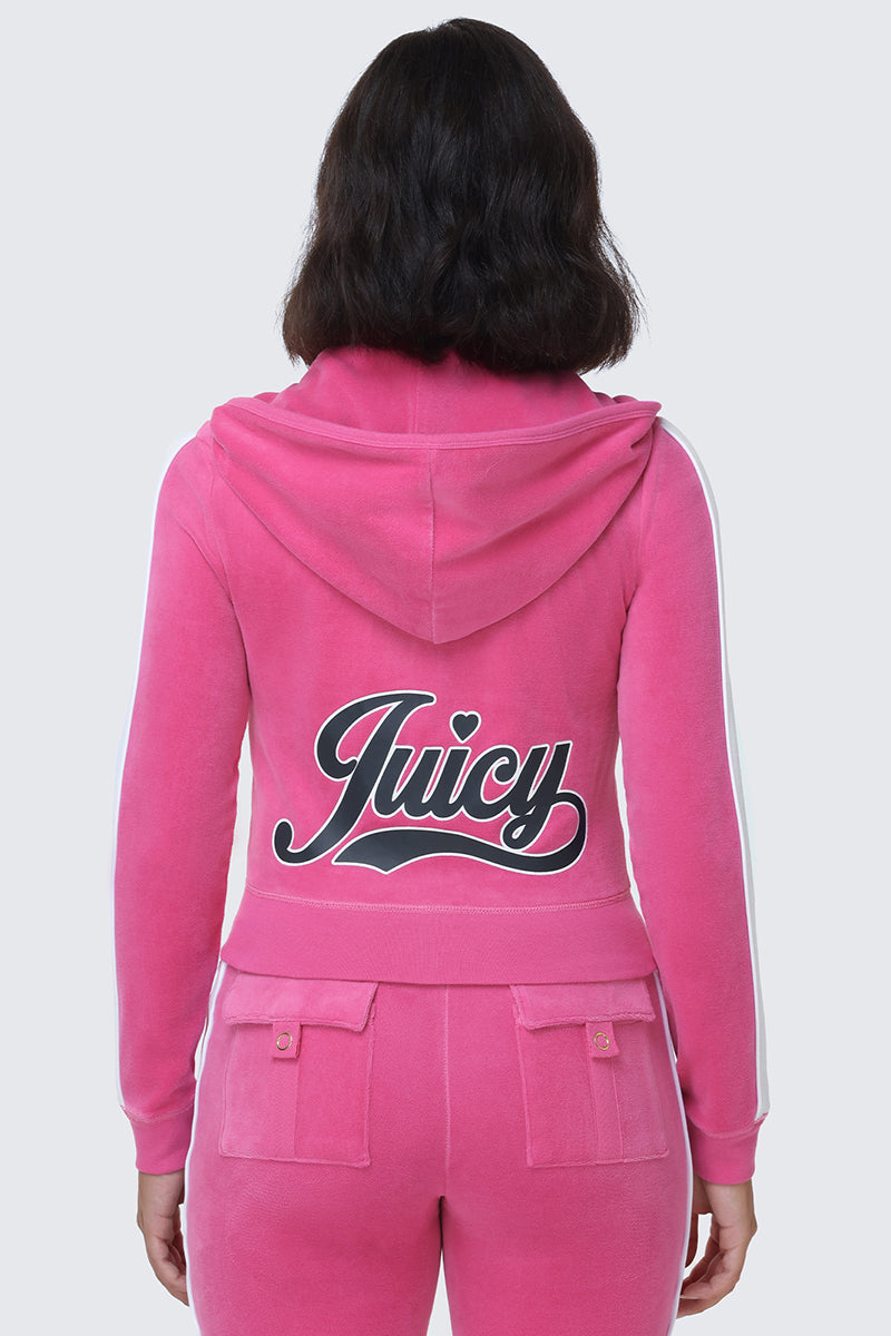 Cotton Velour Hoodie