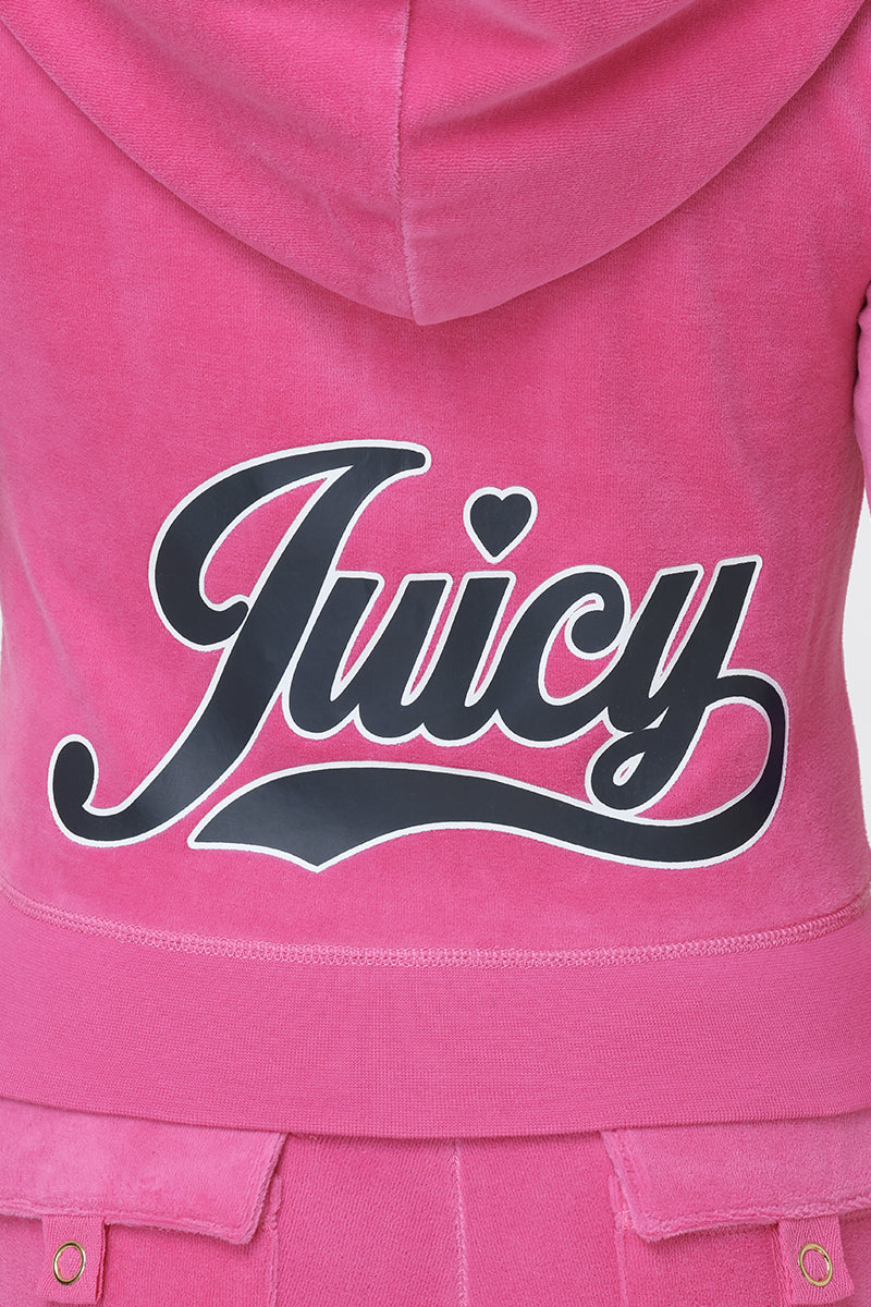 Cotton Velour Hoodie