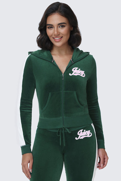 Cotton Velour Hoodie