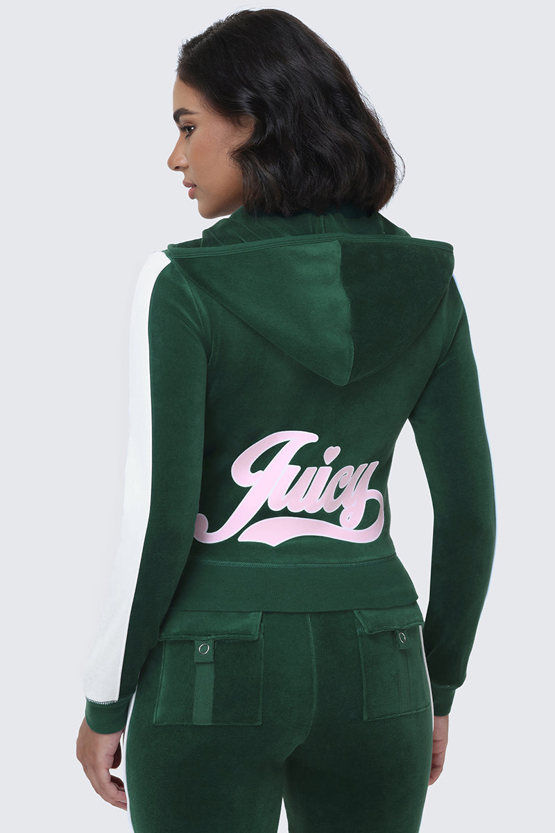 Cotton Velour Hoodie