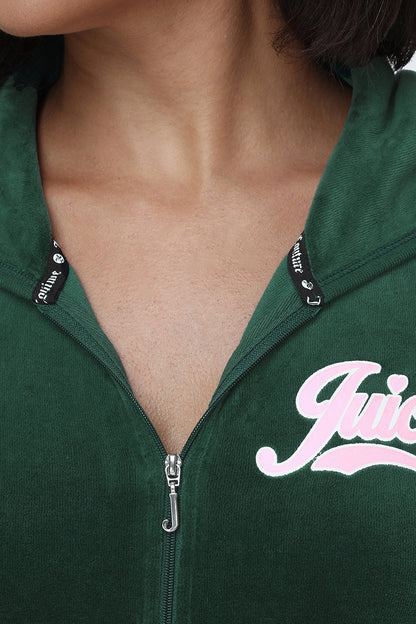 Cotton Velour Hoodie