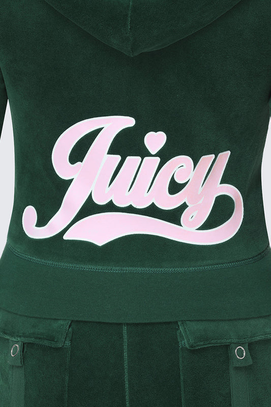 Cotton Velour Hoodie