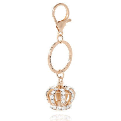 Crown Charm Rhinestone Keychain Bag Charm